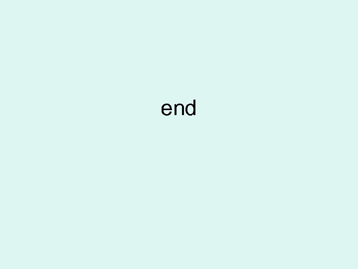 end 
