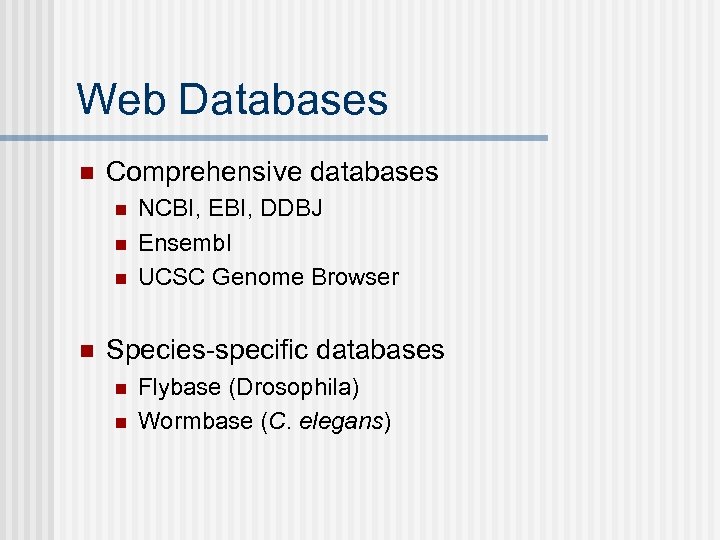 Ab Initio And Evidence-Based Gene Finding A Basic