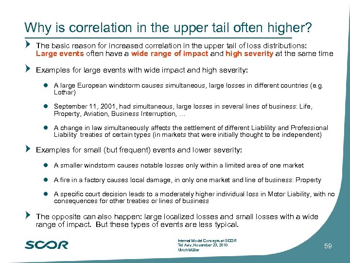 Why is correlation in the upper tail often higher? The basic reason for increased