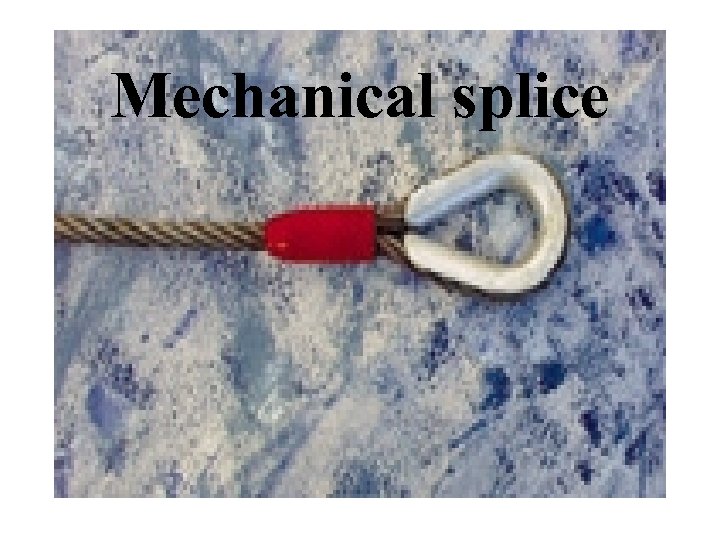 Mechanical splice 