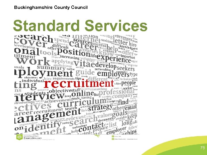 Buckinghamshire County Council Standard Services 75 