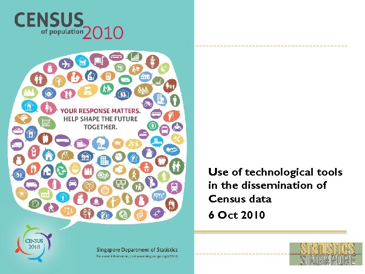 Use of technological tools in the dissemination of Census data 6 Oct 2010 1