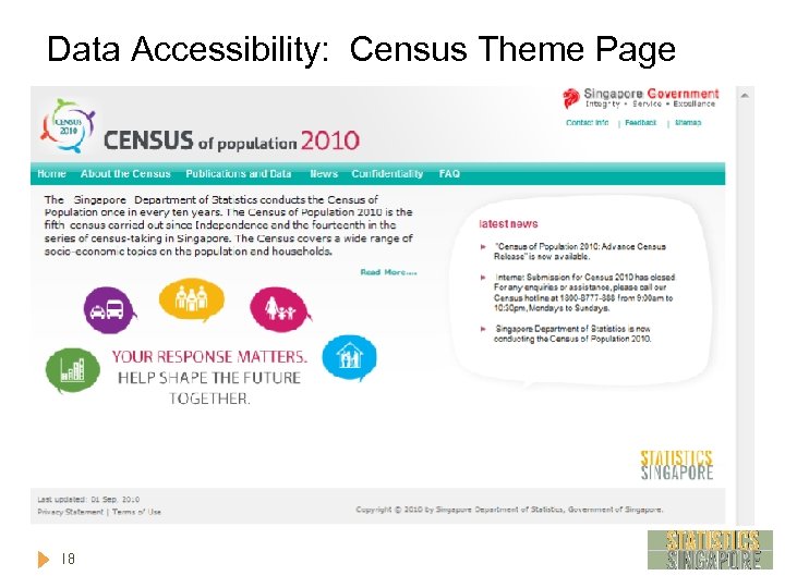 Data Accessibility: Census Theme Page 18 
