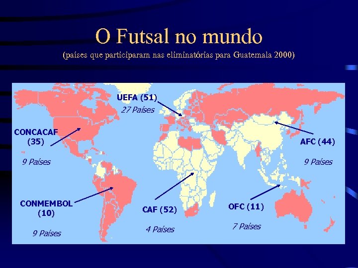 O Futsal no mundo (países que participaram nas eliminatórias para Guatemala 2000) UEFA (51)