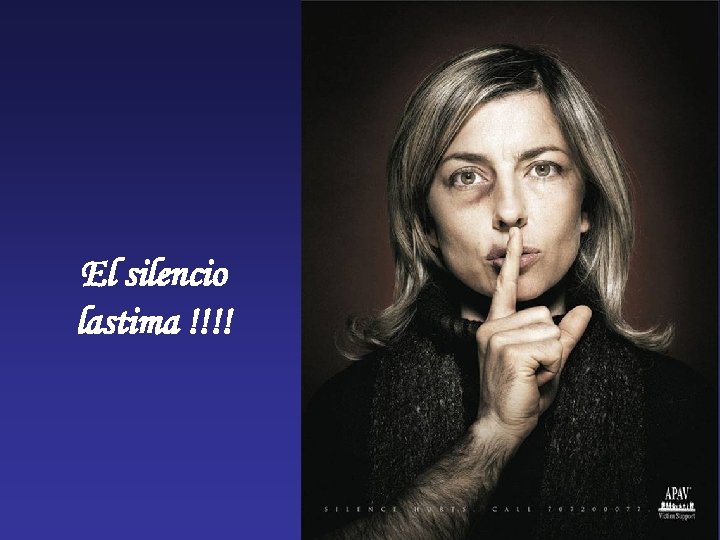 El silencio lastima !!!! 