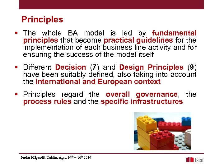 Principles § The whole BA model is led by fundamental principles that become practical