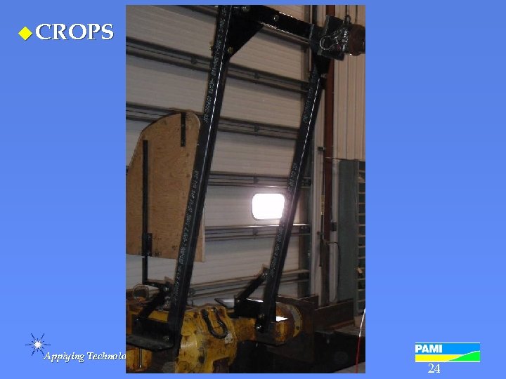 u CROPS Applying Technology for Agriculture 24 