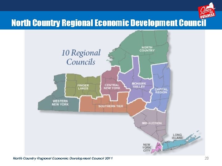 North Country Regional Economic Development Council 2011 20 