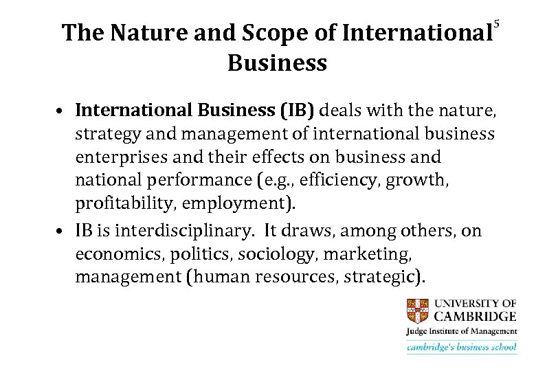 International Business Lecture Pitelis January