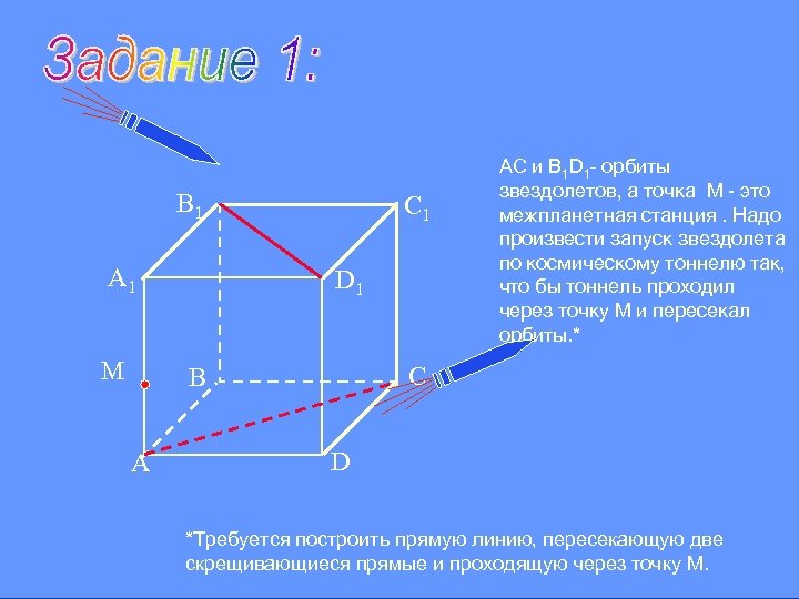 B 1 A 1 М C 1 D 1 C B А АС и