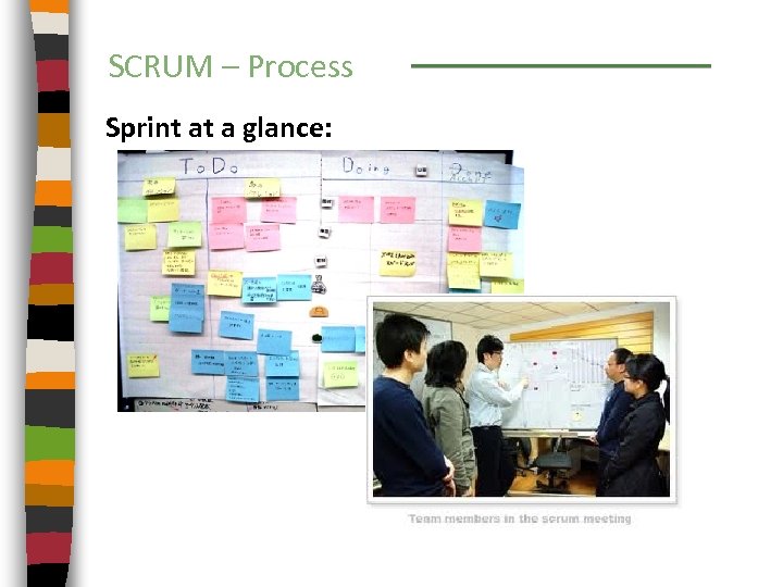 SCRUM – Process Sprint at a glance: 