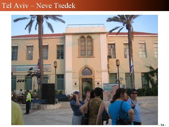 Tel Aviv – Neve Tsedek - 54 - - 5411 - 