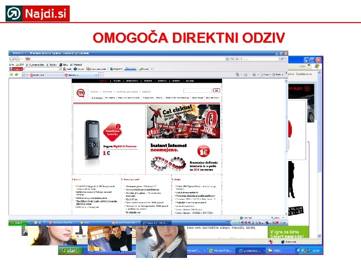 OMOGOČA DIREKTNI ODZIV 