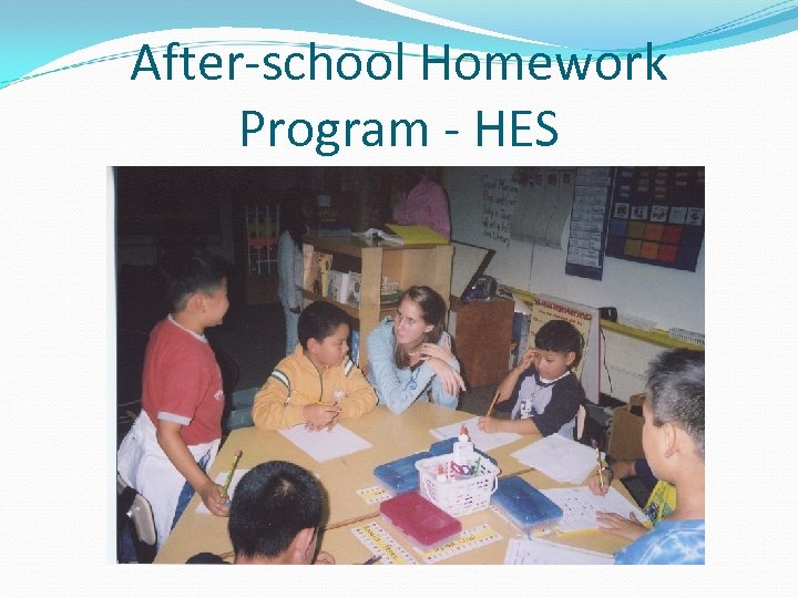 After-school Homework Program - HES 