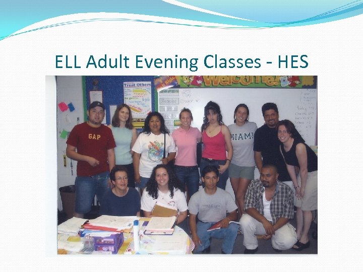 ELL Adult Evening Classes - HES 