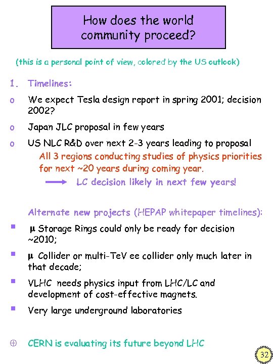 How does the world community proceed? (this is a personal point of view, colored