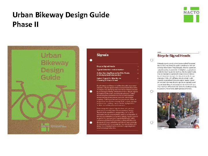 Urban Bikeway Design Guide Phase II 