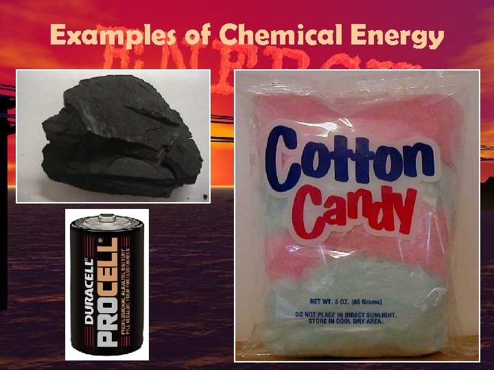 Examples of Chemical Energy 