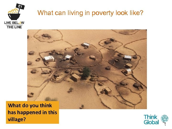 What can living in poverty look like? What do you think has happened in