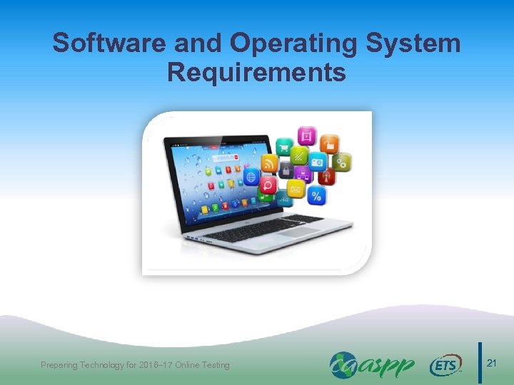 Software and Operating System Requirements Preparing Technology for 2016– 17 Online Testing 21 