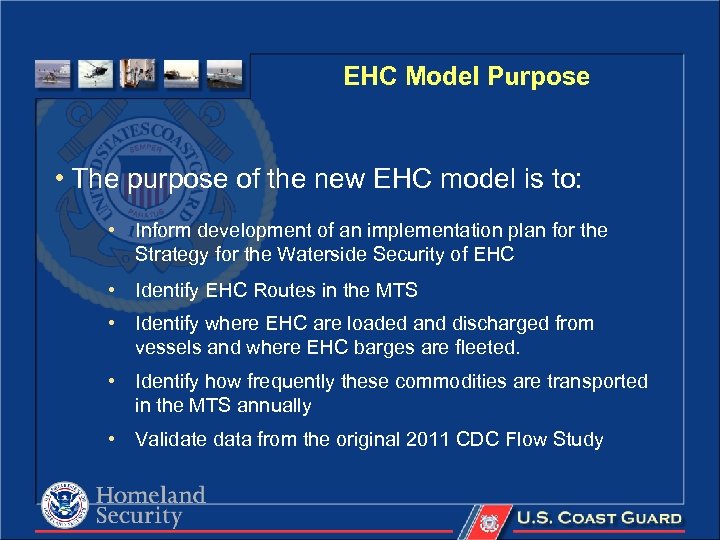 EHC Model Purpose • The purpose of the new EHC model is to: •