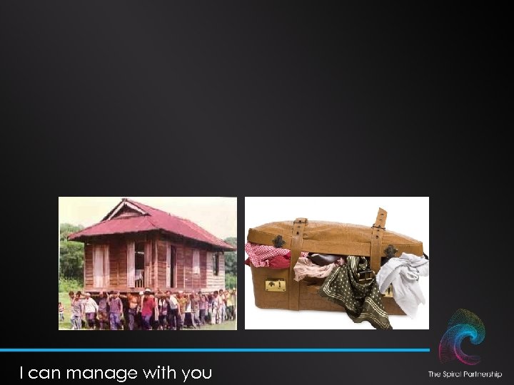 I can manage with you 