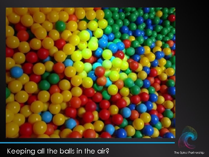 Keeping all the balls in the air? 