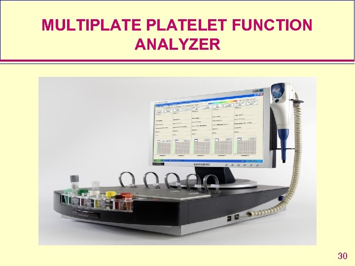 MULTIPLATELET FUNCTION ANALYZER 30 