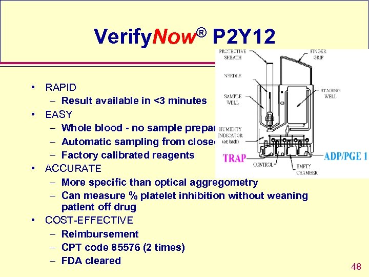 Verify. Now® P 2 Y 12 • RAPID – Result available in <3 minutes