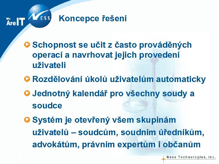 Koncepce řešení Schopnost se učit z často prováděných operací a navrhovat jejich provedení uživateli