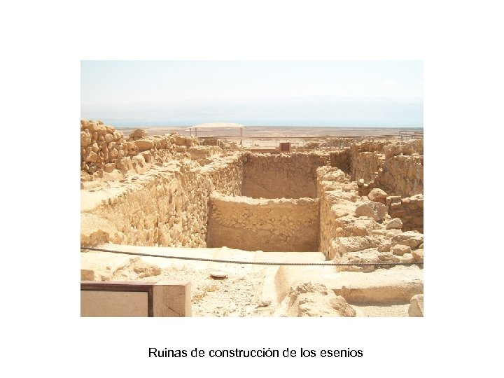 Ruinas de construcción de los esenios 