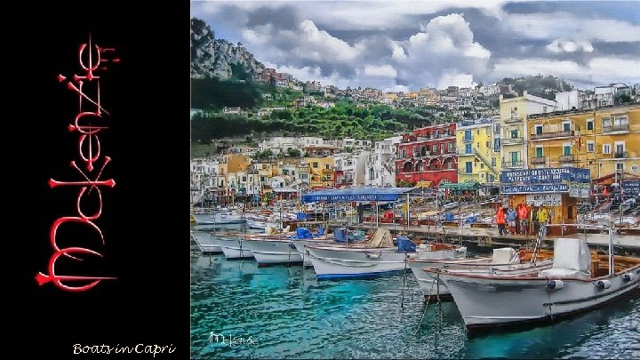 Boats in Capri 