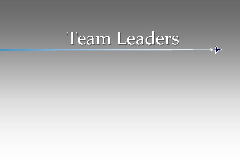 Team Leaders 
