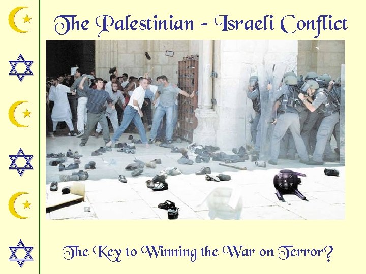 The Palestinian – Israeli Conflict The Key to Winning the War on Terror? 