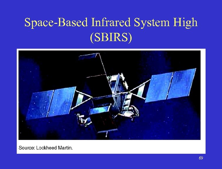 Space-Based Infrared System High (SBIRS) 69 