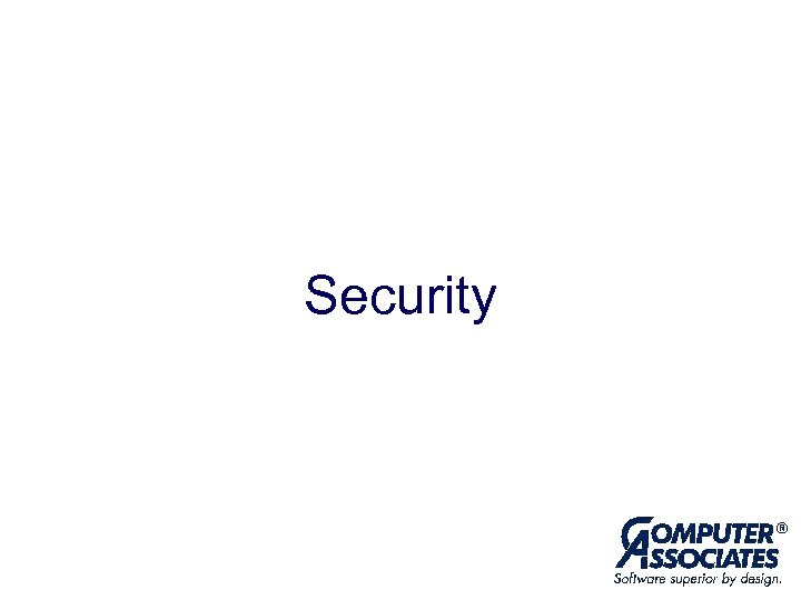 Security 