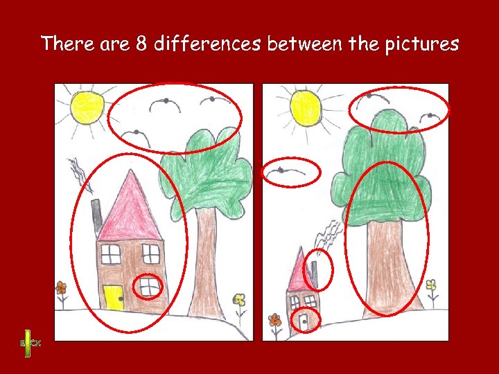 There are 8 differences between the pictures 
