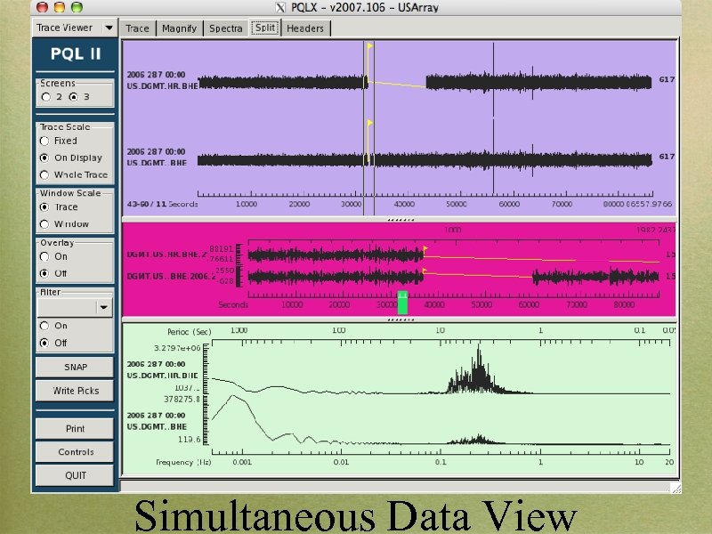 Simultaneous Data View 