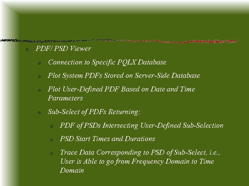 PDF/ PSD Viewer Connection to Specific PQLX Database Plot System PDFs Stored on Server-Side