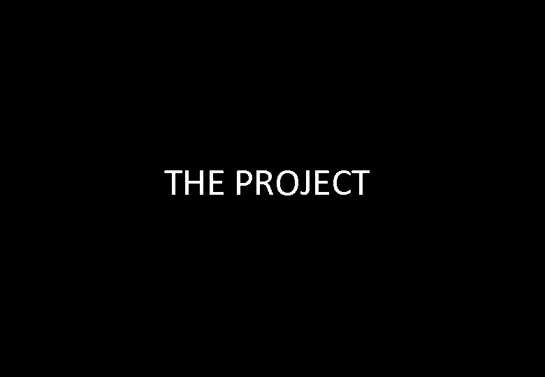 THE PROJECT 