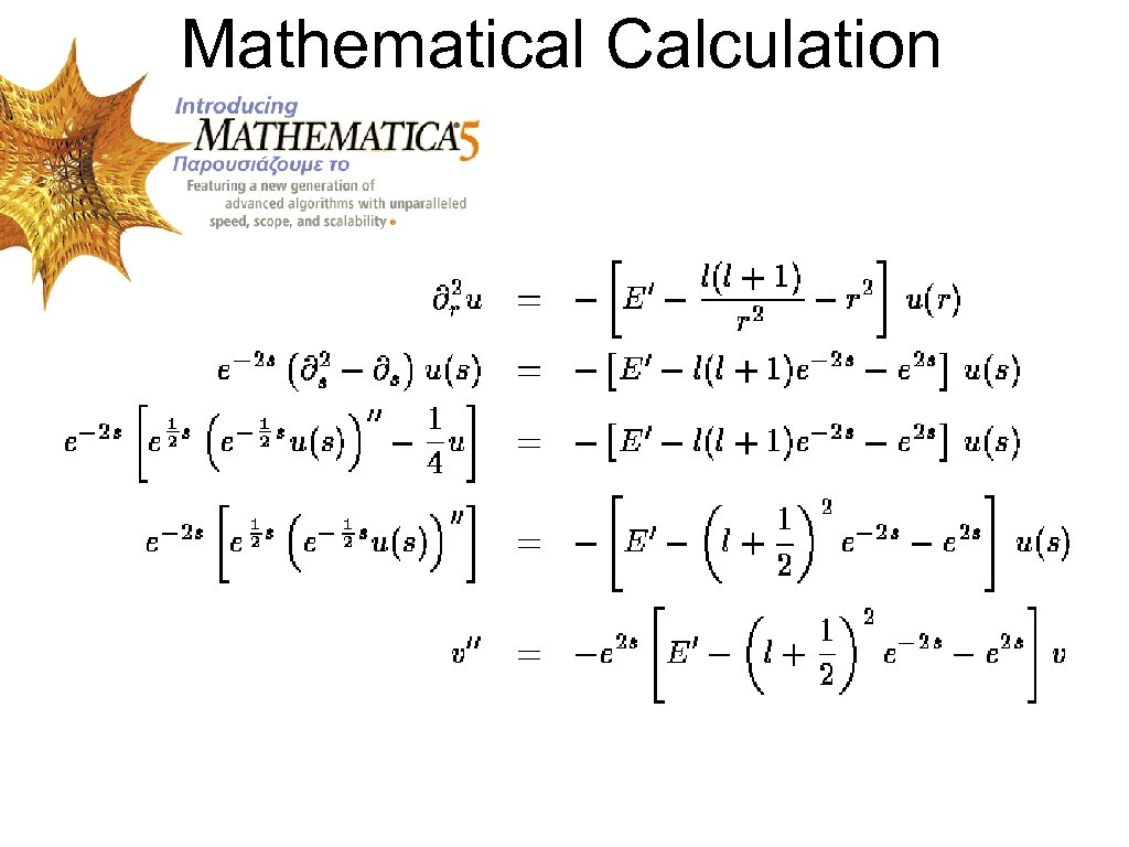 Mathematical Calculation 