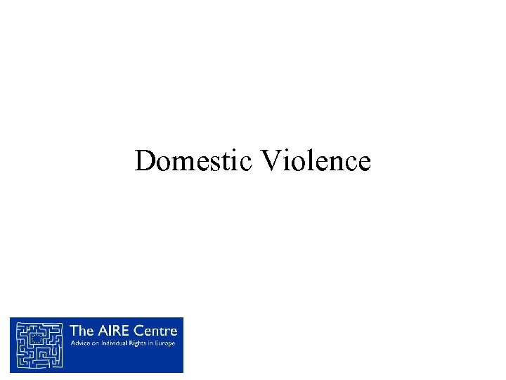 Domestic Violence 