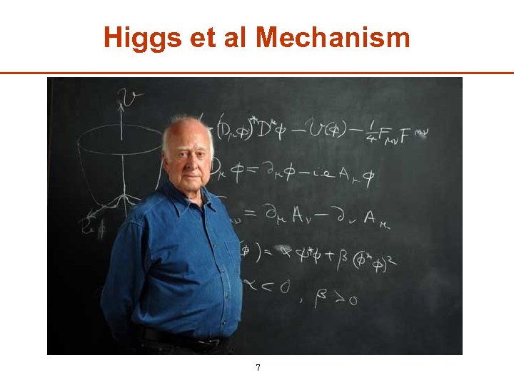 Higgs et al Mechanism 7 