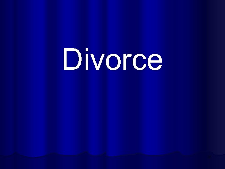 Divorce 27 