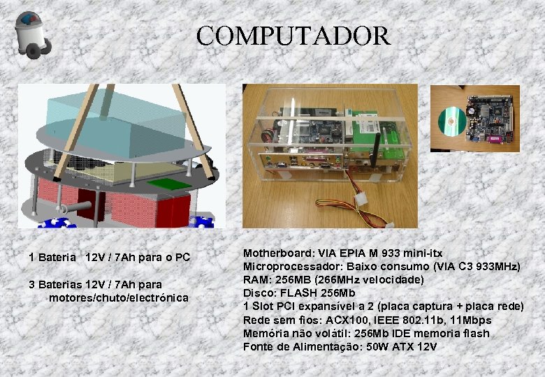 COMPUTADOR 1 Bateria 12 V / 7 Ah para o PC 3 Baterias 12