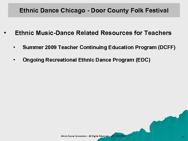 Ethnic Dance Chicago - Door County Folk Festival • Ethnic Music-Dance Related Resources for