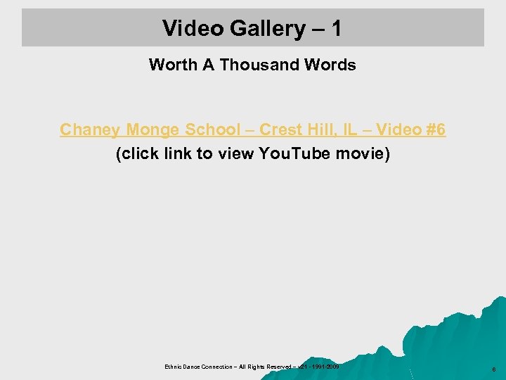 Video Gallery – 1 Worth A Thousand Words Chaney Monge School – Crest Hill,