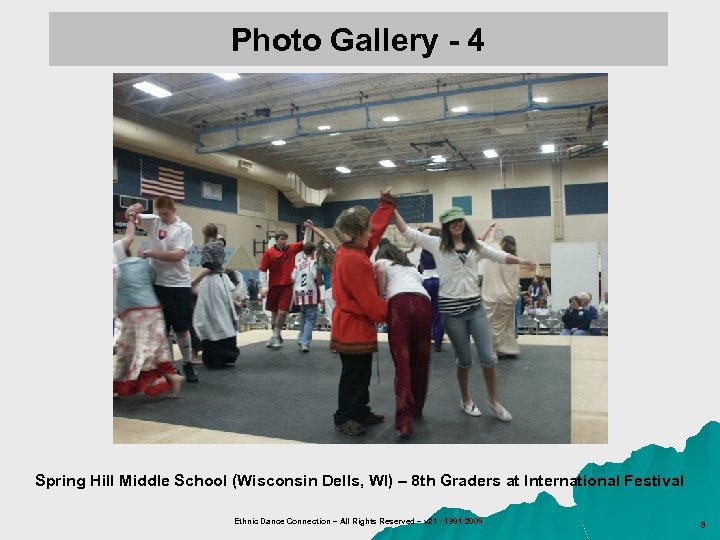 Photo Gallery - 4 Spring Hill Middle School (Wisconsin Dells, WI) – 8 th