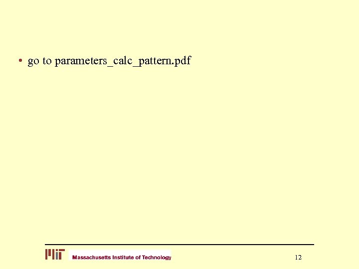  • go to parameters_calc_pattern. pdf 12 