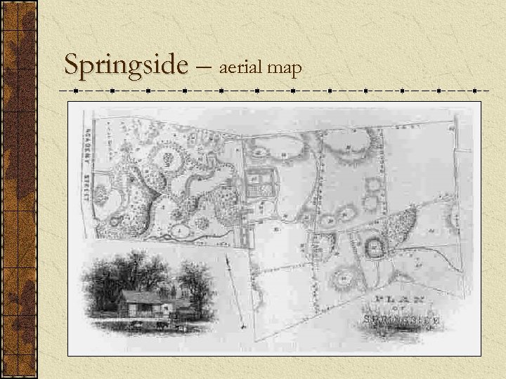 Springside – aerial map 